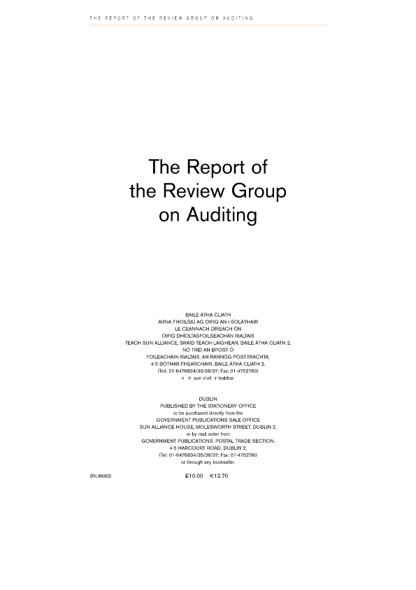 Report on Auditing