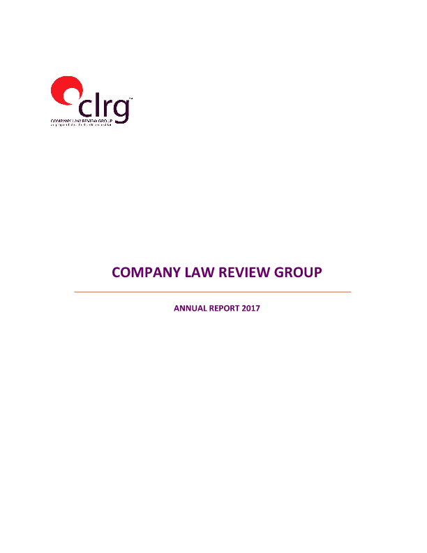 CLRG Annual Report 2017